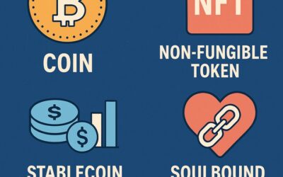 Guide complet des actifs numériques : Coin, Token, Stablecoin, Asset Backed Token, Soulbound Token et Non Fungible Token